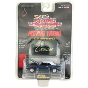 Racing Champions Mint 1968 68 Chevy Chevrolet Camaro Blue Car Diecast 1/56 Scale